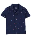 CARTER'S TODDLER BOYS POPSICLE BUTTON FRONT SHIRT