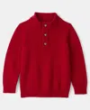 Carter's Toddler Boys Pull-on Crewneck Sweater In Red