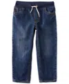 Carter's Toddler Boys Pull-on Denim Pants In Blue