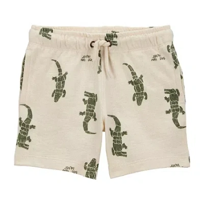 Carter's Babies' Toddler Boys Pull-on Short In Green