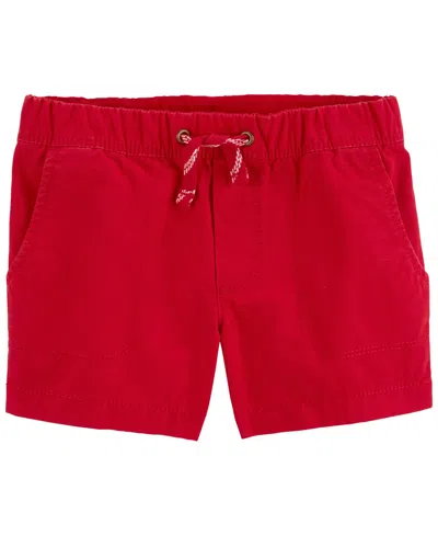 Carter's Babies' Toddler Boys Pull On Terrain Shorts In Red
