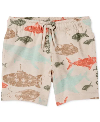 Carter's Babies' Toddler Boys Sea-print Pull-on Shorts