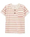 Carter's Toddler Boys Striped Slub Jersey Henley T-shirt