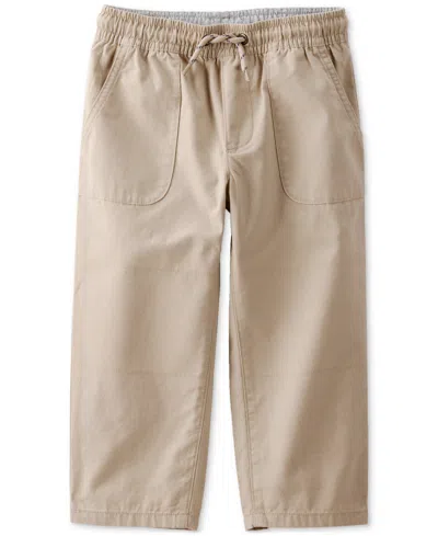 Carter's Babies' Toddler Drawstring Pull-on Pants In Nude