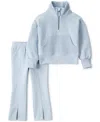 Carter's Toddler Girls 2-pc. Quarter Zip Pullover & Pants Set In Blue