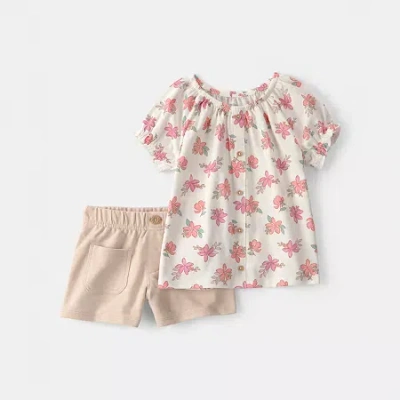 Carter's Babies' Toddler Girls 2-pc. Short Set In Multi