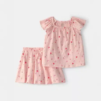 Carter's Baby Girls 2-pc. Skort Set In Brown