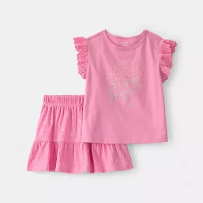 Carter's Babies' Toddler Girls 2-pc. Skort Set In Pink