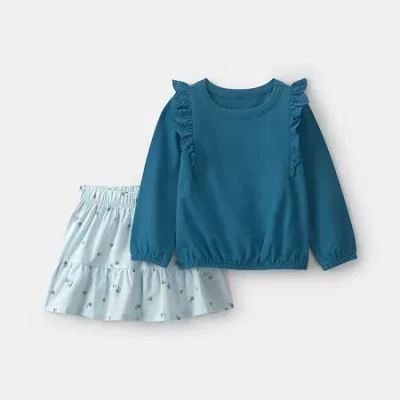 Carter's Babies' Toddler Girls 2-pc. Skort Set In Blue