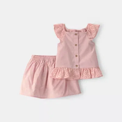 Carter's Babies' Toddler Girls 2-pc. Skort Set In Pink
