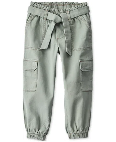 Carter's Babies' Toddler Girls Cotton Cargo Jogger Pants In Green