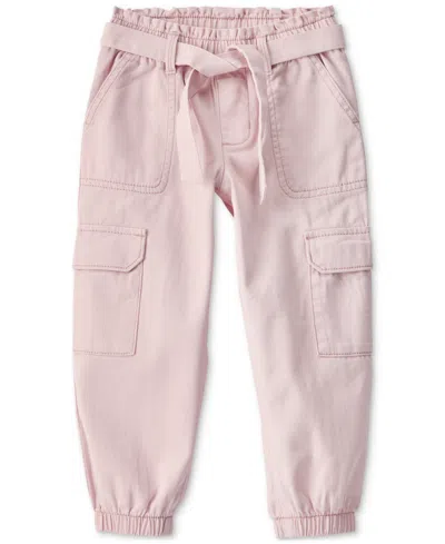 Carter's Babies' Toddler Girls Cotton Cargo Jogger Pants In Pink