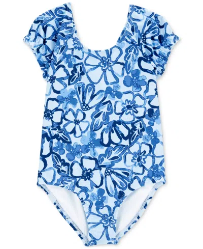Carter's Babies' Toddler Girls Floral-print One-piece Swimsuit