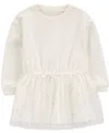 CARTER'S TODDLER GIRLS GLITTERED TULLE DRESS