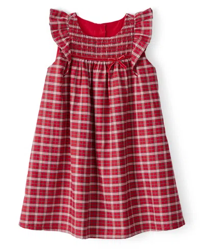 Carter's Babies' Toddler Girls Plaid Sleeveless Dress In Red