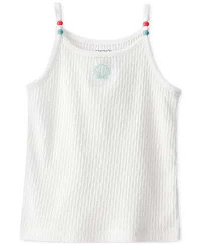 Carter's Babies' Toddler Girls Seashell Ribbed Tank Top In White