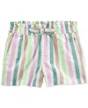 Carter's Toddler Girls Striped Pull-on Shorts In Multi