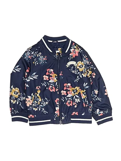 Pre-owned Carter's Kids' Track Jacket In Blue