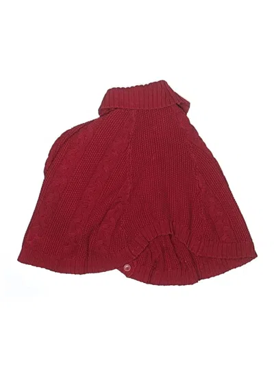 Pre-owned Carter's Kids' Turtleneck Sweater In Burgundy