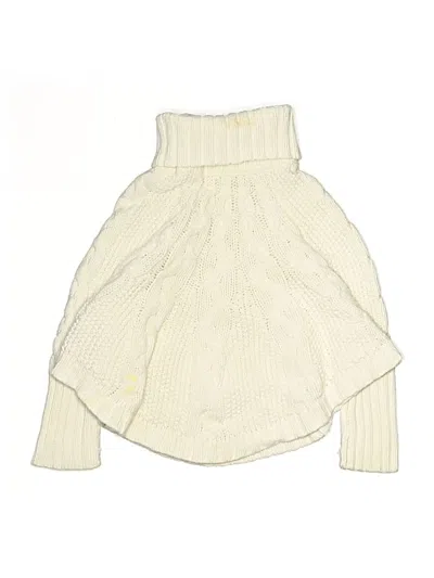 Pre-owned Carter's Kids' Turtleneck Sweater In Ivory