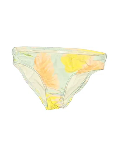Pre-owned Carter's Kids' Two Piece Swimsuit In Yellow