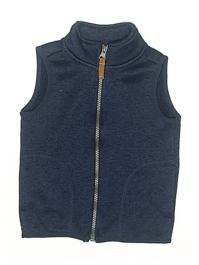 Pre-owned Carter's Kids' Vest In Blue