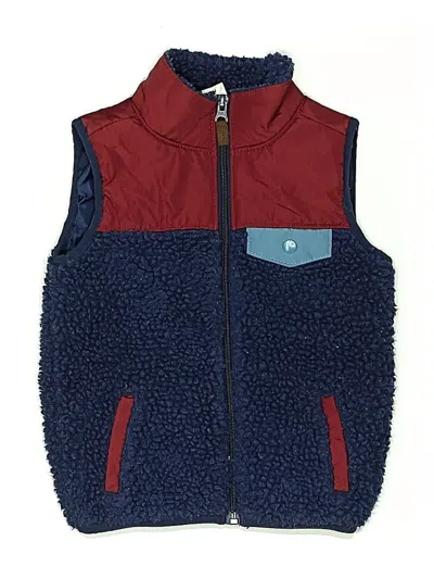 Pre-owned Carter's Kids' Vest In Blue