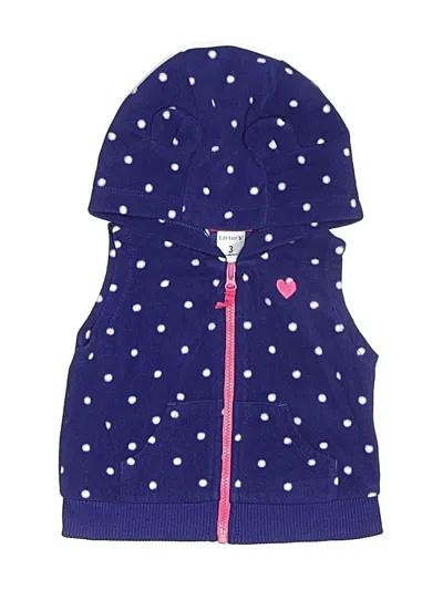 Pre-owned Carter's Babies' Vest In Blue