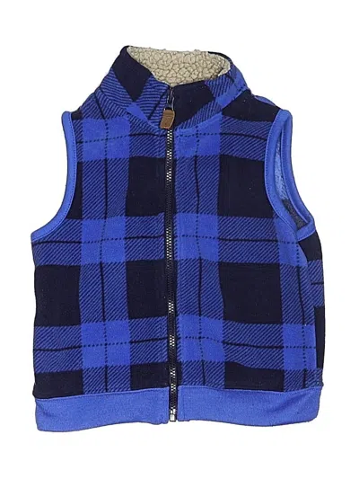 Pre-owned Carter's Kids' Vest In Blue