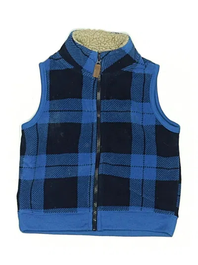 Pre-owned Carter's Kids' Vest In Blue