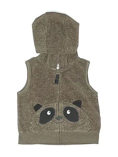 Pre-owned Carter's Babies' Vest In Brown