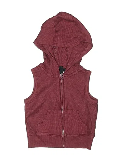 Pre-owned Carter's Babies' Vest In Burgundy
