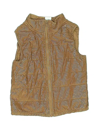 Pre-owned Carter's Kids' Vest In Gold