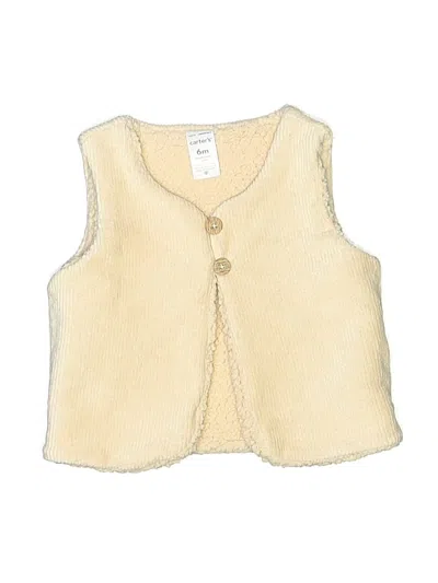 Pre-owned Carter's Babies' Vest In Gold