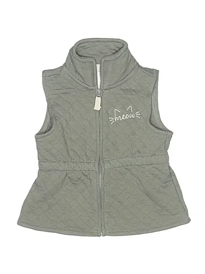 Pre-owned Carter's Kids' Vest In Gray