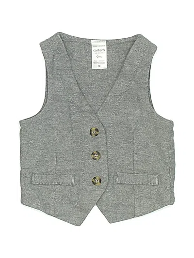 Pre-owned Carter's Babies' Vest In Gray