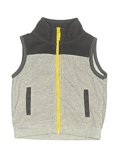 Pre-owned Carter's Kids' Vest In Gray