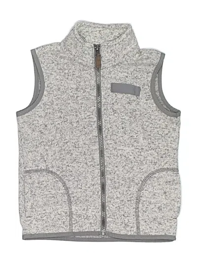 Pre-owned Carter's Kids' Vest In Gray