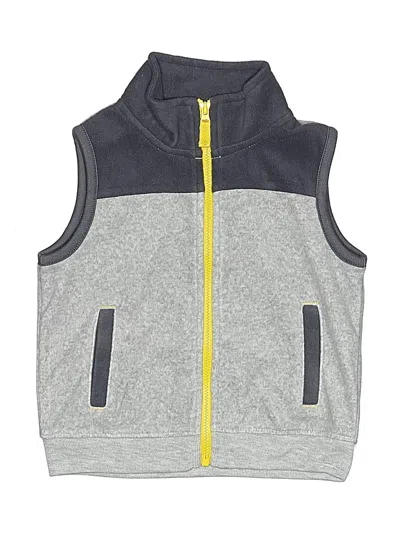 Pre-owned Carter's Kids' Vest In Gray