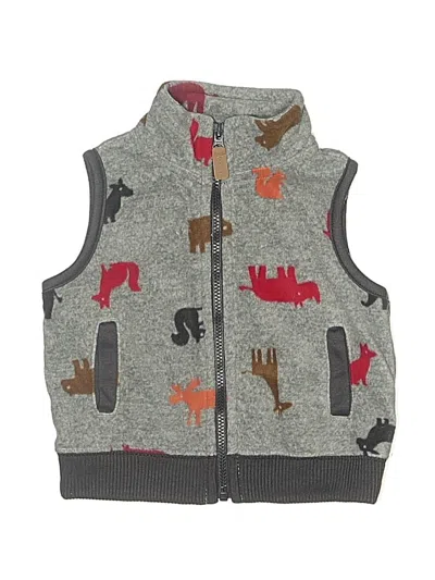 Pre-owned Carter's Babies' Vest In Gray