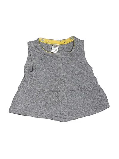 Pre-owned Carter's Kids' Vest In Gray