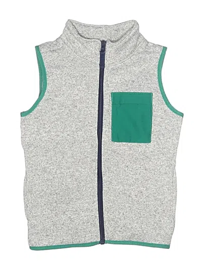 Pre-owned Carter's Kids' Vest In Gray