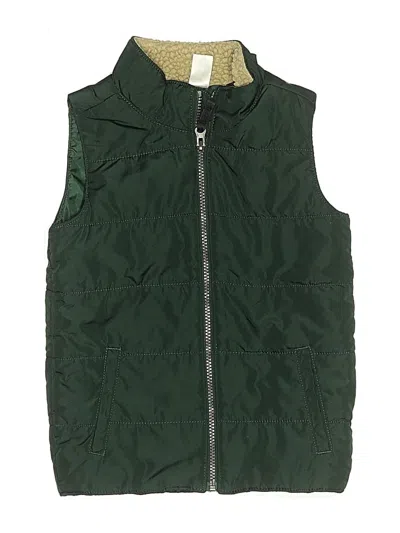Pre-owned Carter's Kids' Vest In Green