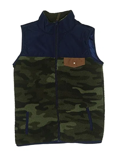 Pre-owned Carter's Kids' Vest In Green