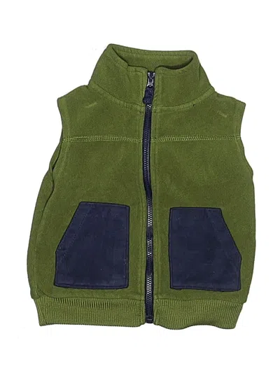 Pre-owned Carter's Kids' Vest In Green