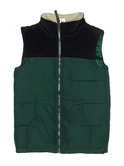 Pre-owned Carter's Kids' Vest In Green