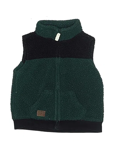Pre-owned Carter's Kids' Vest In Green