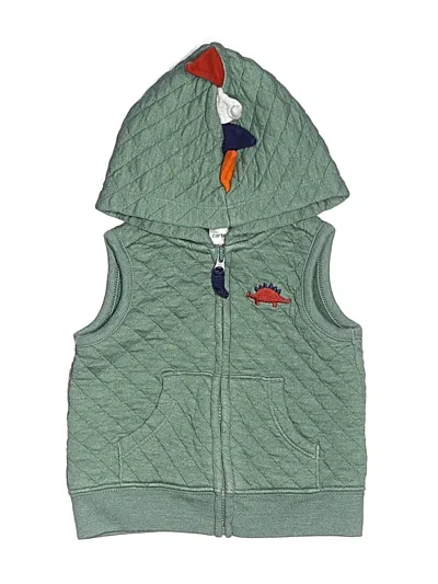 Pre-owned Carter's Babies' Vest In Green