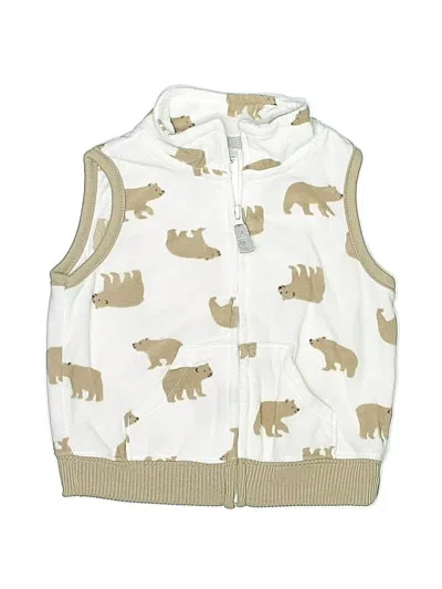 Pre-owned Carter's Babies' Vest In Ivory