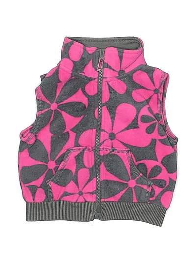 Pre-owned Carter's Kids' Vest In Pink